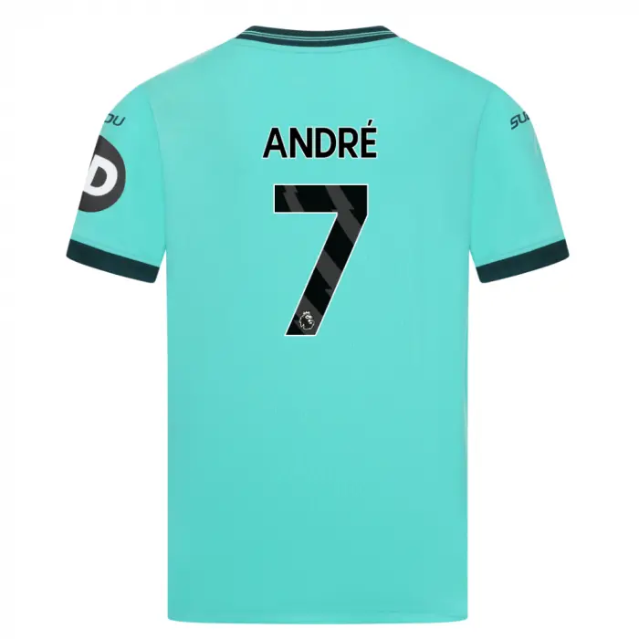 Wolves Fanshop | 2025-26 Wolves Away Shirt – Junior ANDRÉ 7 Wolves Merchandise Collection